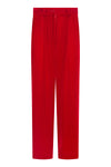 VELVET PANTS - BRIGHT RED