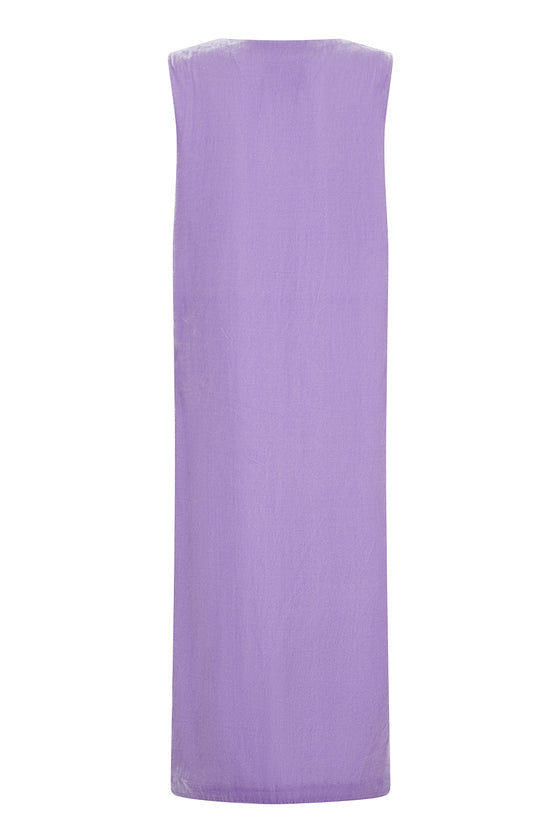 FUMOAR VELVET VEST - LILAC