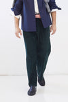 CORDUROY PANTS - DARK GREEN