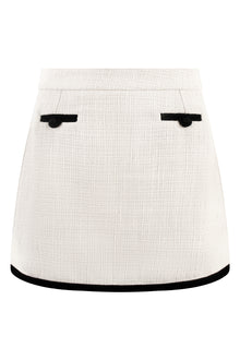  Bouclé SKIRT - OFF WHITE