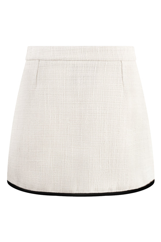 Bouclé SKIRT - OFF WHITE