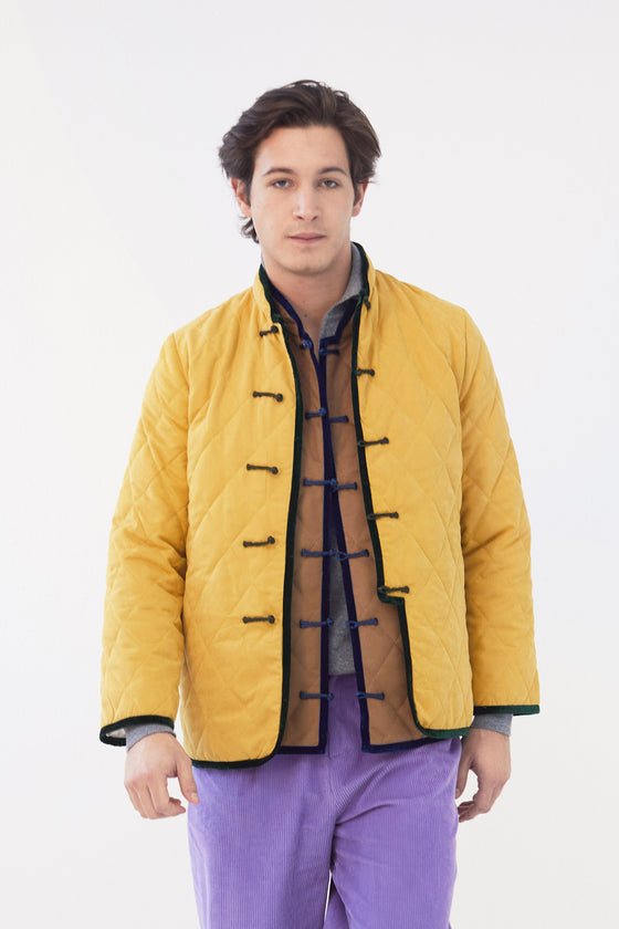 PUFFER BLAZER - YELLOW