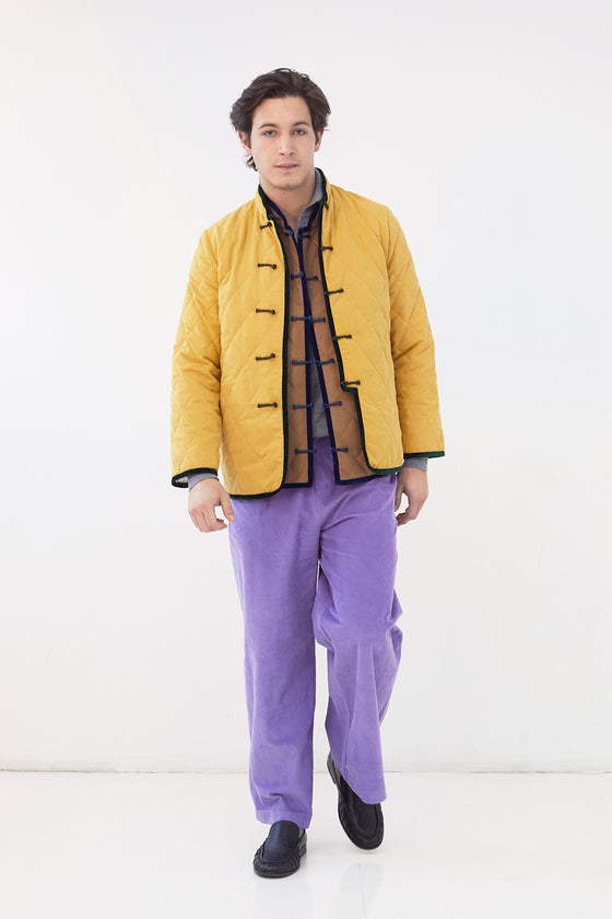 CORDUROY PANTS - LILAC