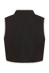 Bouclé VEST - BLACK