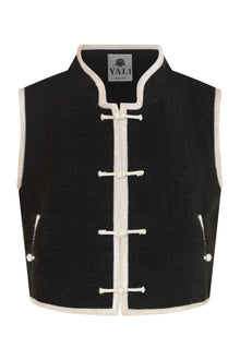  Bouclé VEST - BLACK