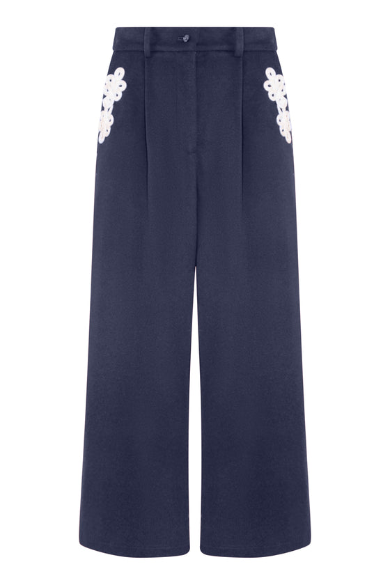 ALAMARO PANTS - DARK BLUE