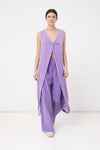 FUMOAR VELVET VEST - LILAC