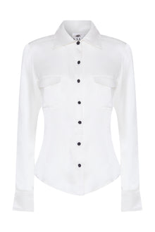  SILK SHIRT - WHITE