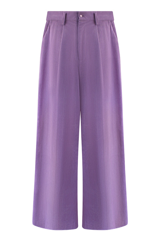 CORDUROY PANTS - LILAC